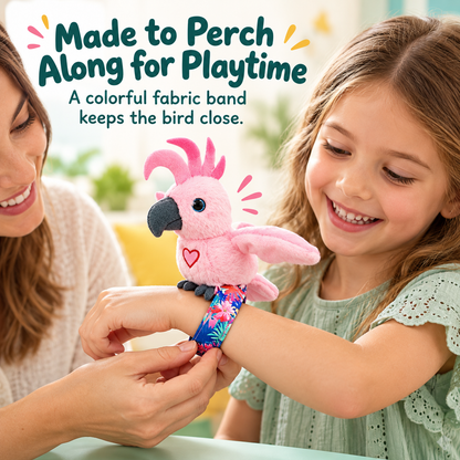 🦜 Interactive Talking Parrot Plush Toy – Fun Sound-Activated Pet Bird Companion