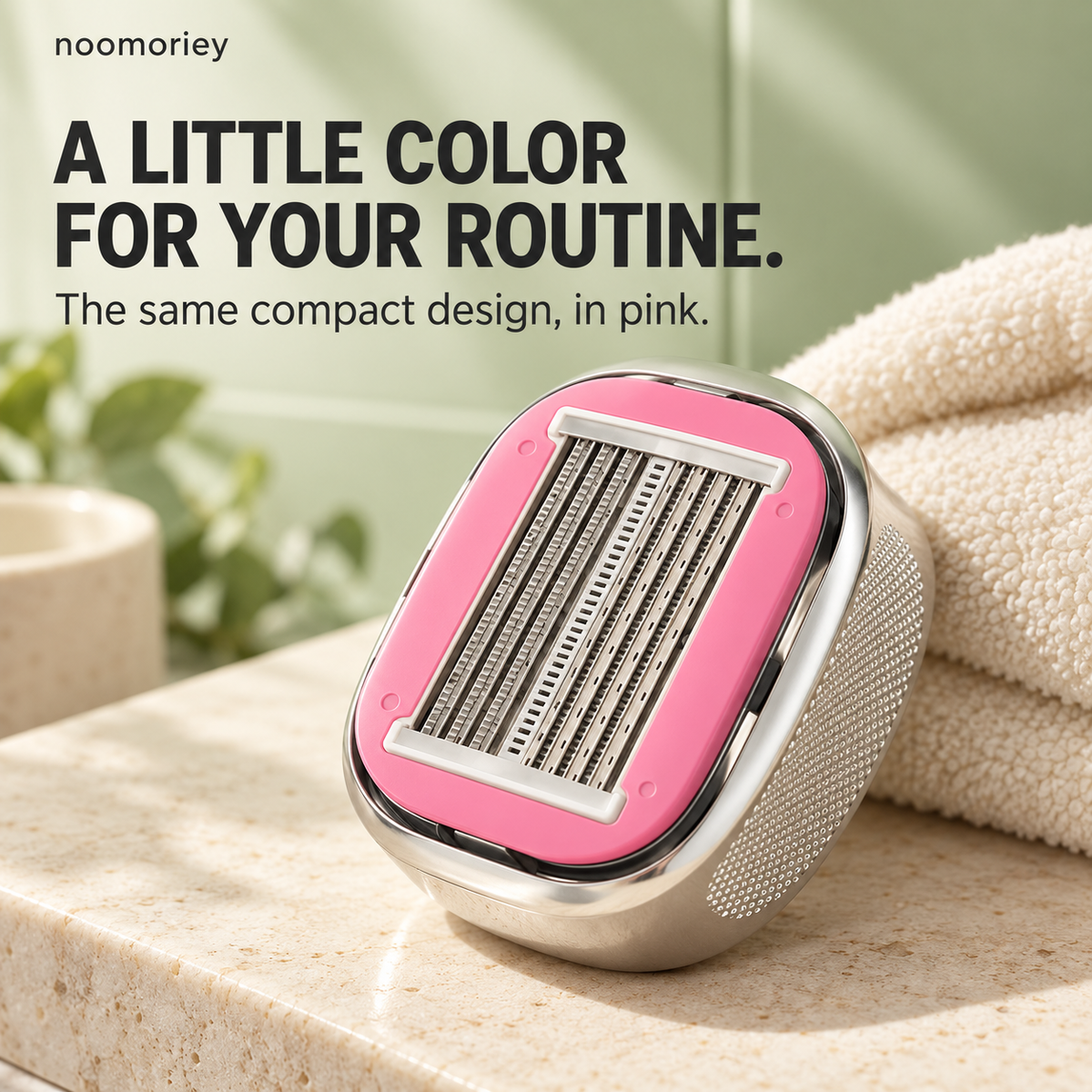 Portable Manual Body Shaver – Bidirectional Razor with Replaceable Blade