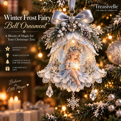 🧚‍♀️✨ Enchanted Fairy Bell Christmas Ornament