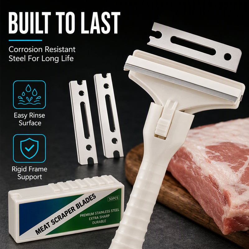 🌟 Heavy-Duty Meat Fat & Silver Skin Remover Tool 🍖 — Perfect Results Every Time! 🚀