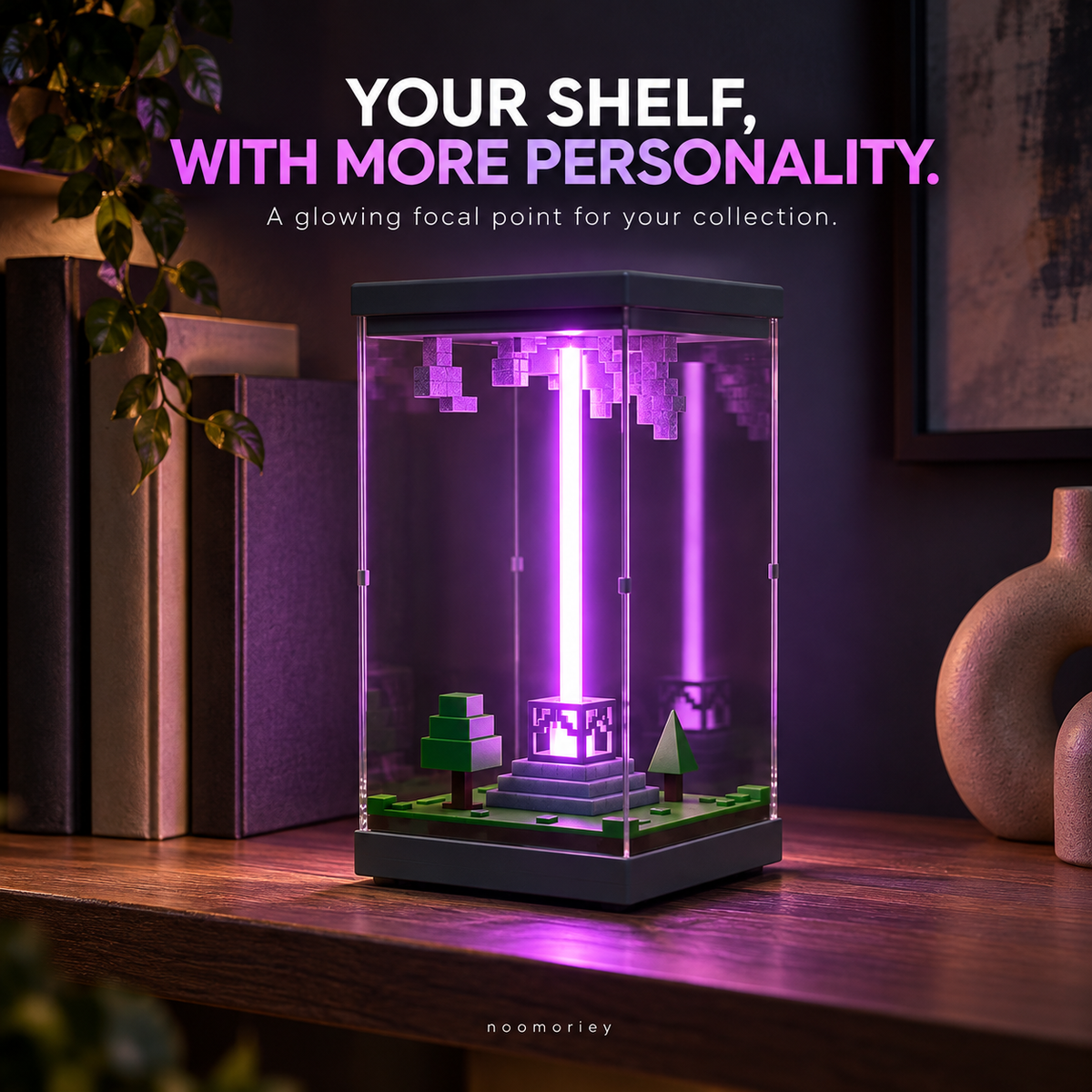 ✨ Miniature World RGB Lamp – Rechargeable Mood Light with Timer 🌈