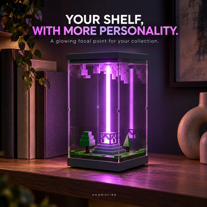 ✨ Miniature World RGB Lamp – Rechargeable Mood Light with Timer 🌈