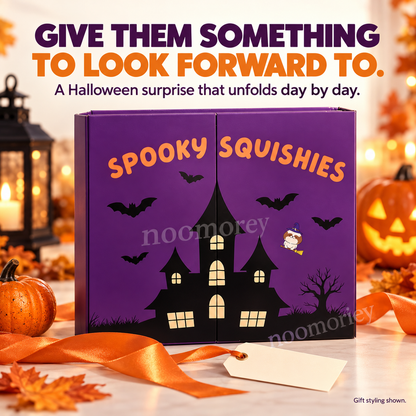 Halloween Squishy Advent Calendar, 13-Day Mystery Toy Countdown Box