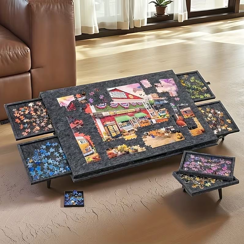 2-in-1 Puzzle Board & Storage System