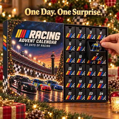🏁 Racing Advent Calendar – 24 Days of Christmas Ornament Surprises 🎄🎁