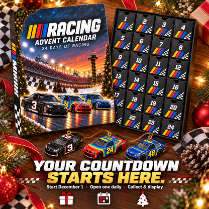🏁🎄 24-Day Racing Advent Calendar – Daily Collectible Surprises for Motorsport Fans 🎁