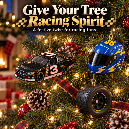 🏁 Racing Advent Calendar – 24 Days of Christmas Ornament Surprises 🎄🎁