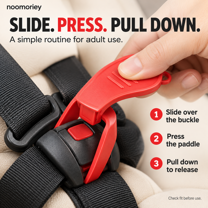 ✨ Easy-Press Car Seat Buckle Release Tool