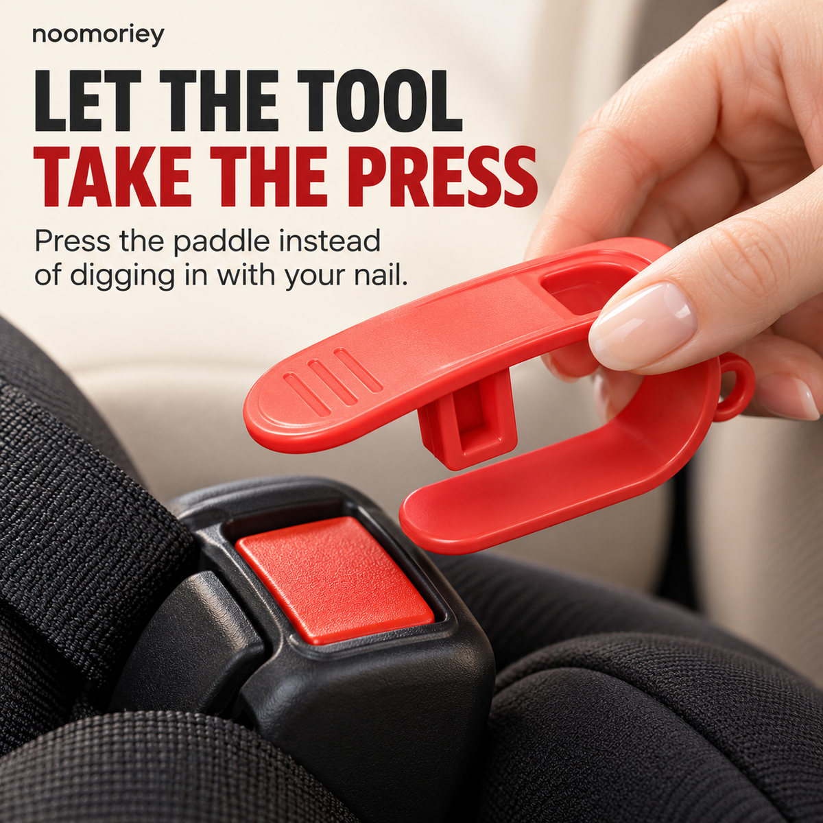✨ Easy-Press Car Seat Buckle Release Tool