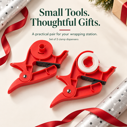 🔥🎄 Christmas Best Seller! 🎁 Gift-Wrapping Made Easy – Hands-Free Wrapping Paper Holder & Tape Dispenser ✨
