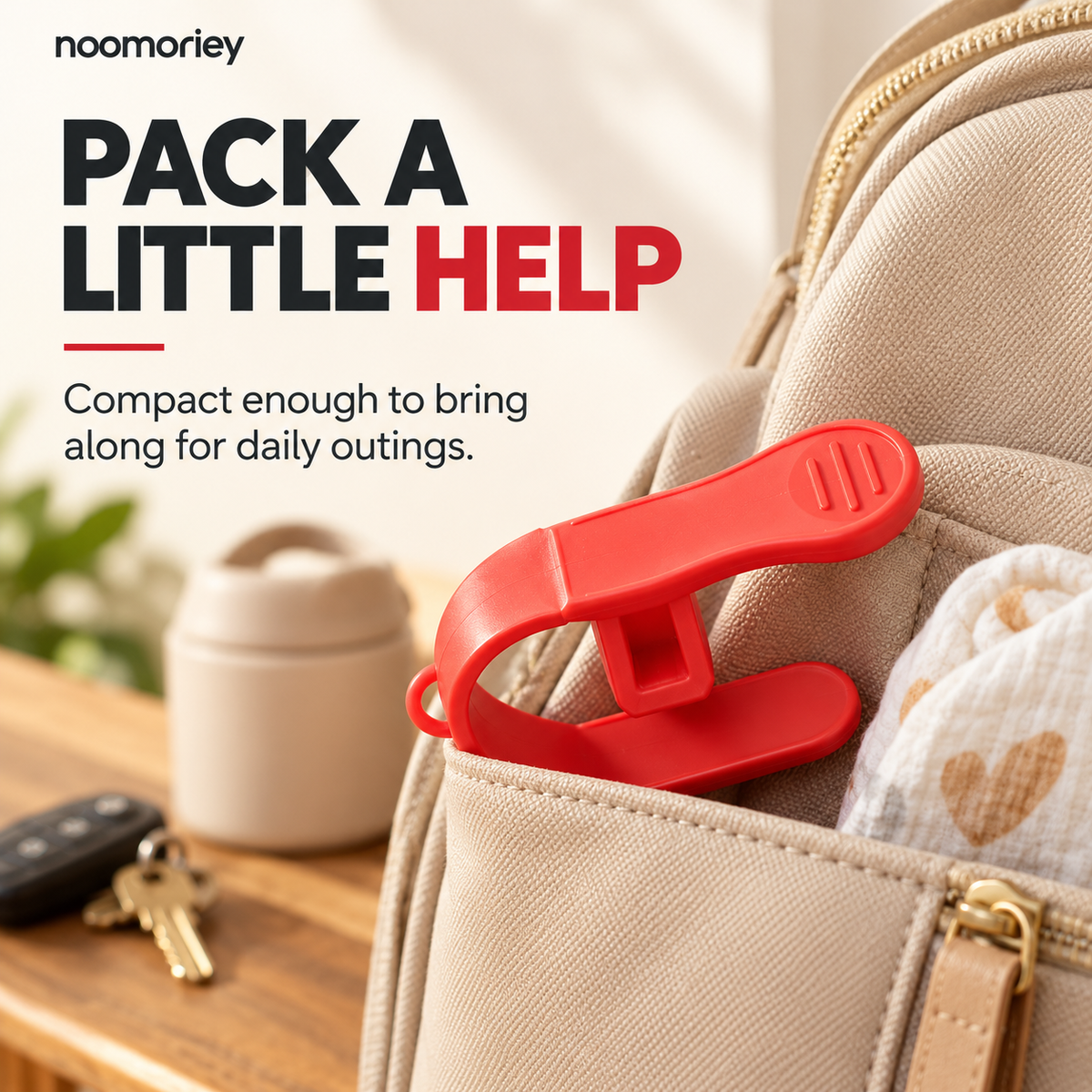 ✨ Easy-Press Car Seat Buckle Release Tool