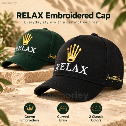 🧢Relax Crown Vintage Baseball Cap