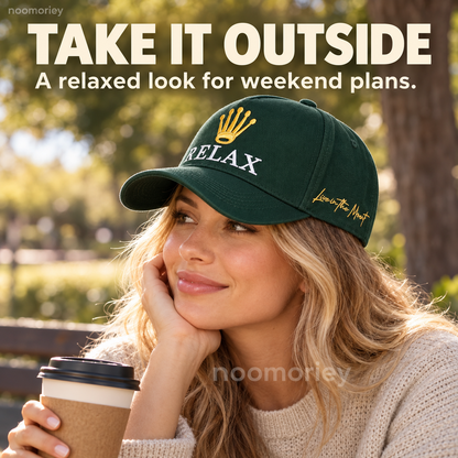 🧢Relax Crown Vintage Baseball Cap