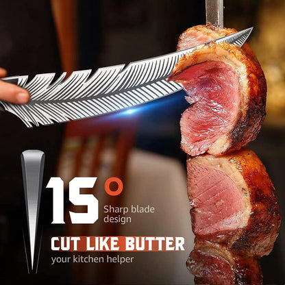 🔪Last Day 60% OFF🎁Viking Feather Knife with Sheath