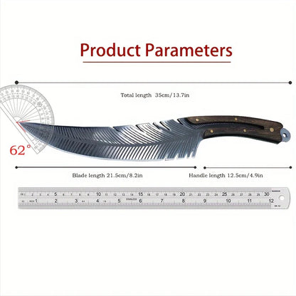 🔪Last Day 60% OFF🎁Viking Feather Knife with Sheath