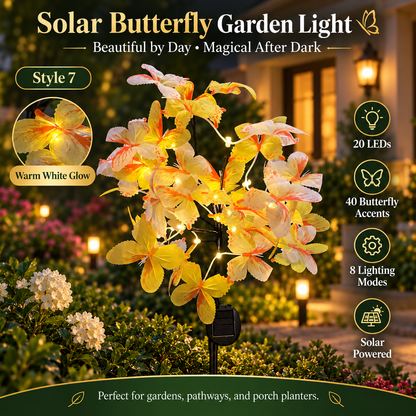 🦋✨ 50% OFF – Solar Butterfly Garden Lights | Beautiful by Day, Magical After Dark