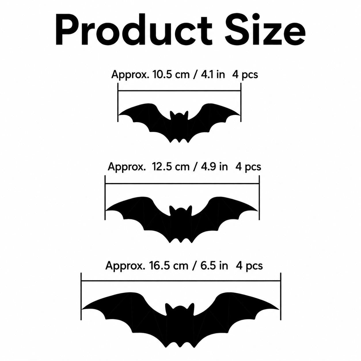 3D Bat Light LED Halloween Decoration, Flexible Wall Sticker, Easy to Install, Suitable for Home, Parties, Holidays and Other Indoor Decorations