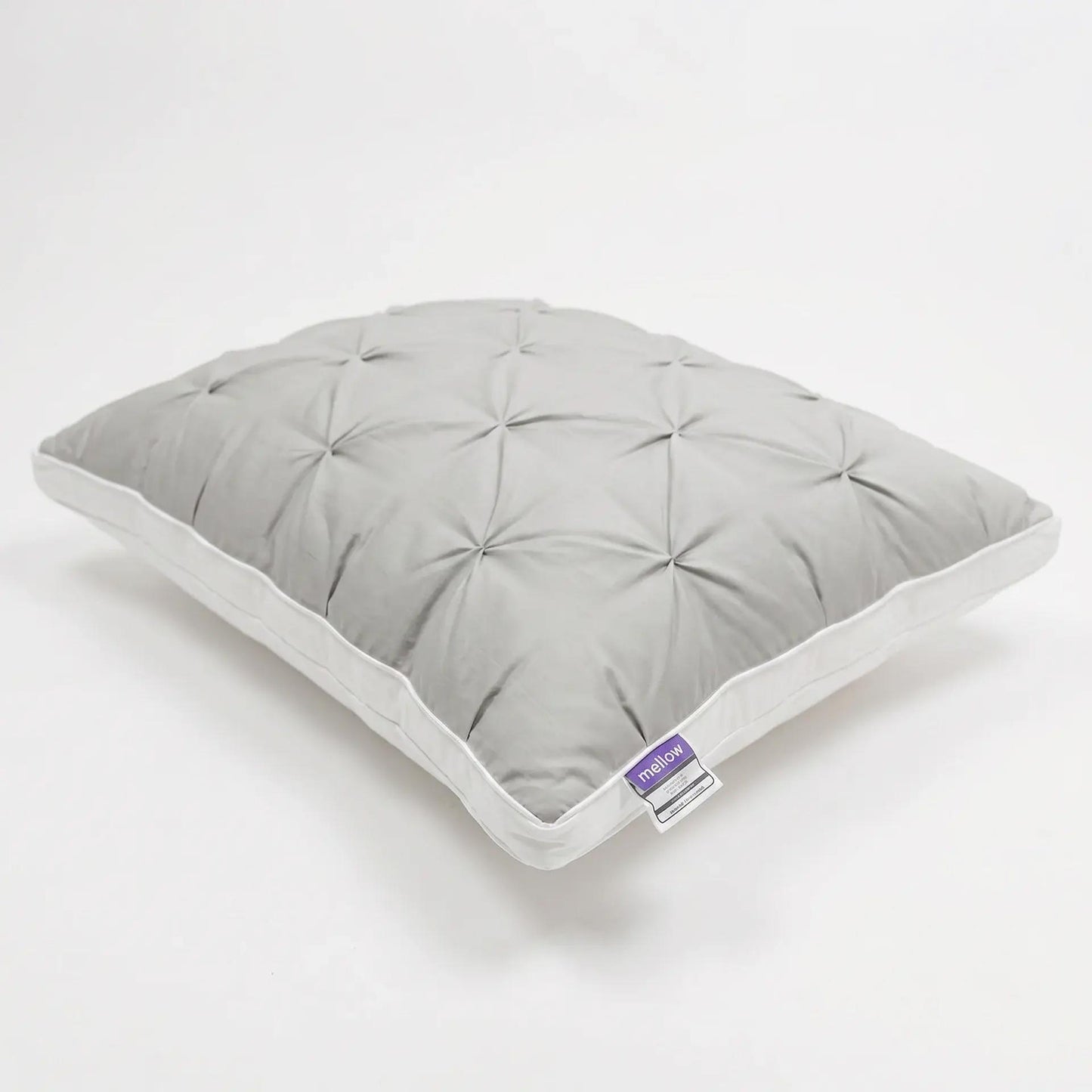 Tufted Neck Support Pillow | Cooling Breathable & Fluffy, No-Flat Fill for All Sleep Positions
