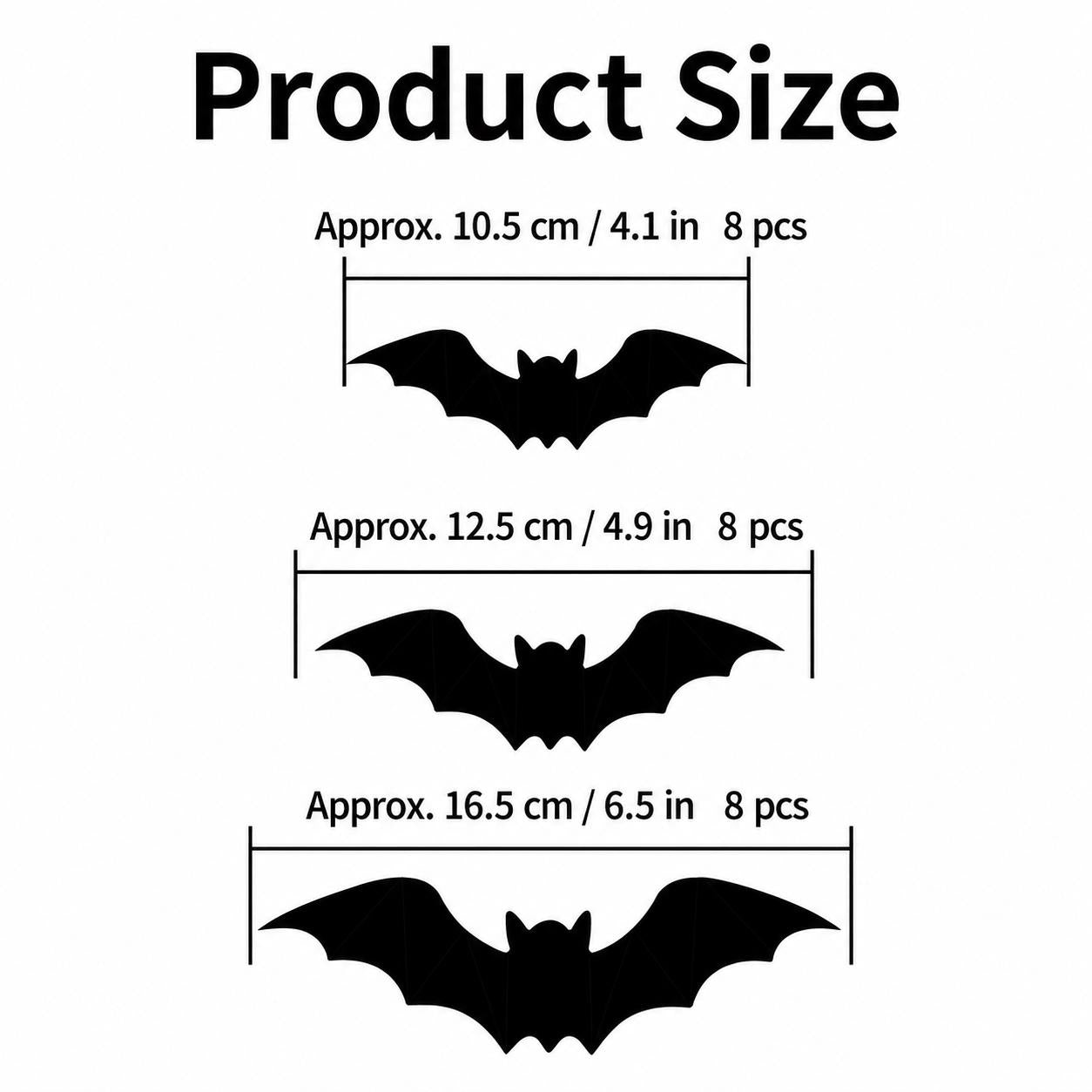 3D Bat Light LED Halloween Decoration, Flexible Wall Sticker, Easy to Install, Suitable for Home, Parties, Holidays and Other Indoor Decorations