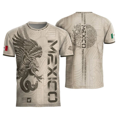 🇲🇽Men's Mexican Aztec Soccer Print Casual Tee