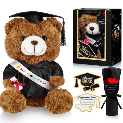 Class of 2026 Graduation PhD Bear Gift Set For Daughter Son Friend Grad Keepsake