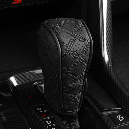 🚗 Sport Grip Leather Gear Shift Knob Cover 🔥