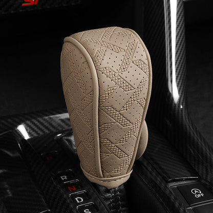 🚗 Sport Grip Leather Gear Shift Knob Cover 🔥