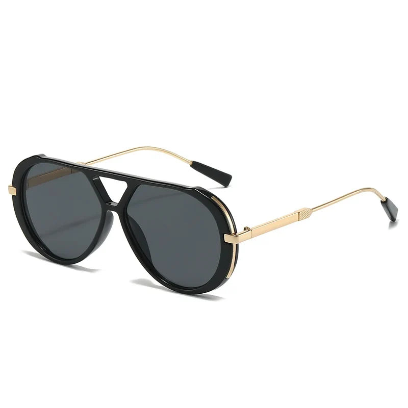 Retro Oversized Aviator Sunglasses | UV Protection & Iconic Style