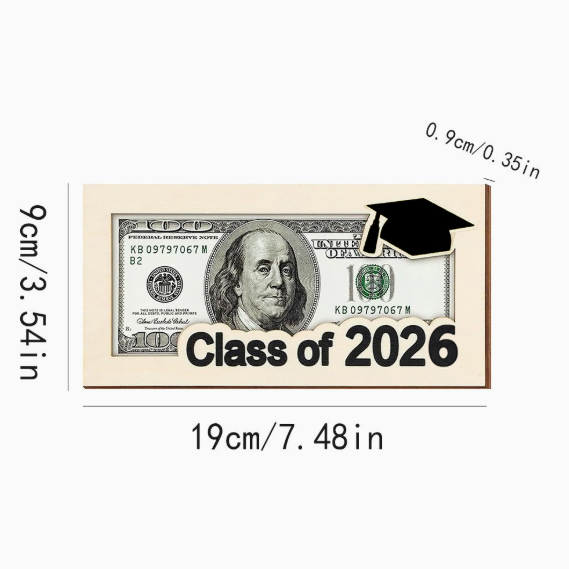 Funny Graduation 2026 Money Holder – Unique Cash Gift Box for the Class of 2026