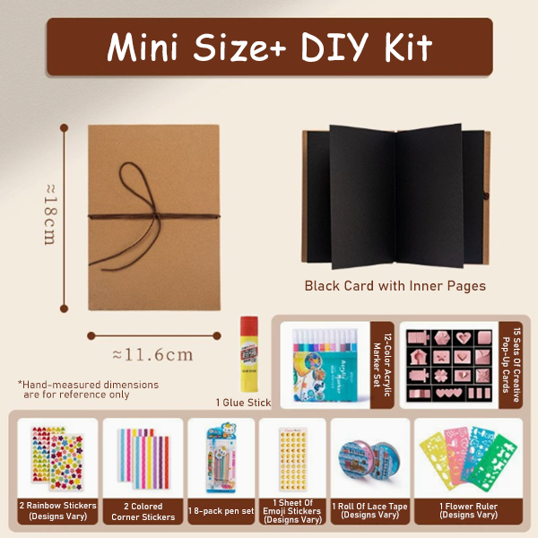 📚Accordion Foldable Scrapbook Album