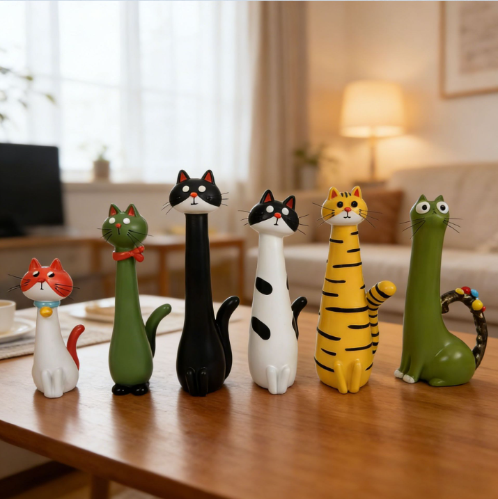 🔥LAST DAY 57% OFF - 😻Handcrafted Quirky Cat Vase