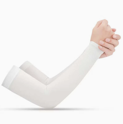2 Pairs UV Protection Cooling Arm Sleeves for Men & Women UPF 50 Cooling Sports Sleeve Compression Sun Sleeves