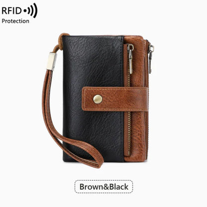 Women's long wallet, stylish clutch, elegant solid color RFID blocking leather wallet👛