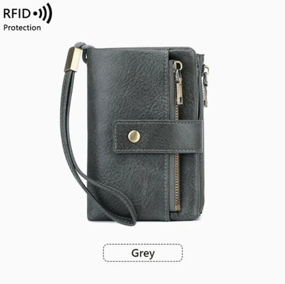 Women's long wallet, stylish clutch, elegant solid color RFID blocking leather wallet👛
