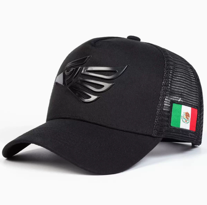 Unisex Mexican Eagle Label Baseball Net Caps