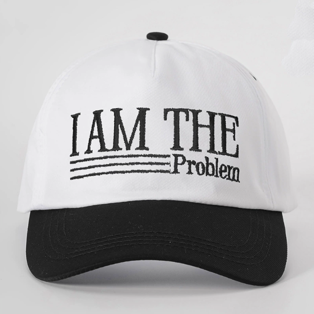 I Am The Problem Trucker Hat – Funny Mesh Snapback Cap for Men & Women