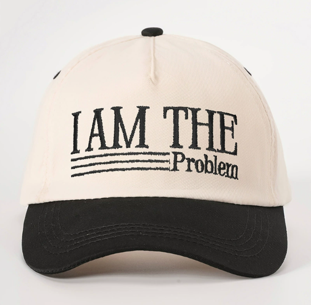 I Am The Problem Trucker Hat – Funny Mesh Snapback Cap for Men & Women