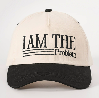 I Am The Problem Trucker Hat – Funny Mesh Snapback Cap for Men & Women