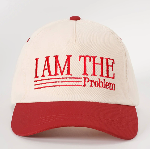 I Am The Problem Trucker Hat – Funny Mesh Snapback Cap for Men & Women