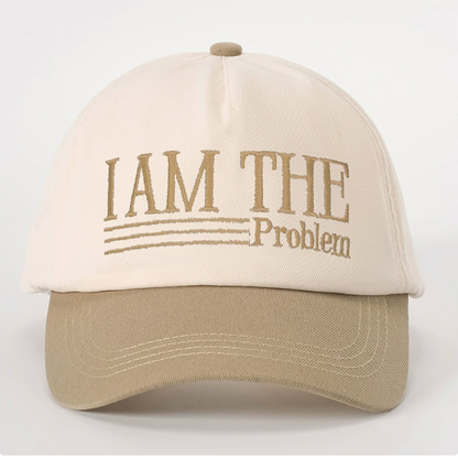 I Am The Problem Trucker Hat – Funny Mesh Snapback Cap for Men & Women