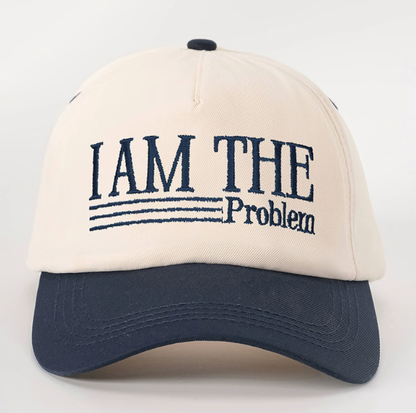 I Am The Problem Trucker Hat – Funny Mesh Snapback Cap for Men & Women