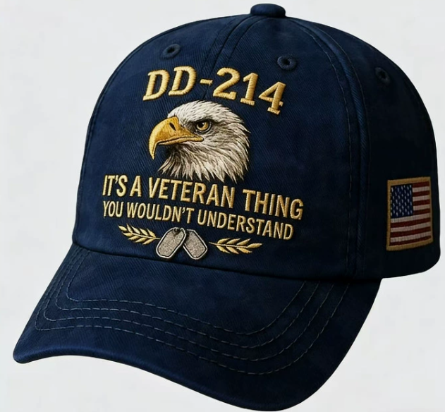 DD-214 Veteran 3D Embroidered Cap - “IT'S A VETERAN THING YOU WOULDN'T UNDERSTAND”