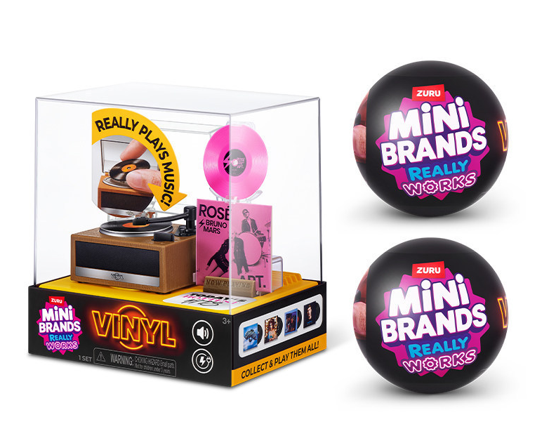 Mini Vinyl Record Player Blind Box | Retro Turntable Collectible Miniature Toy & Desktop Decor