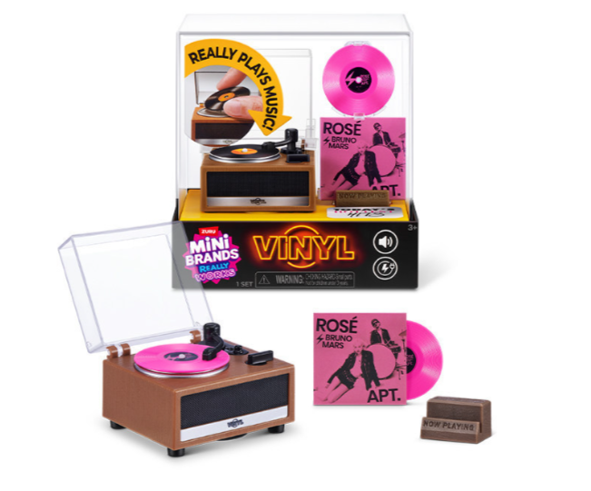 Mini Vinyl Record Player Blind Box | Retro Turntable Collectible Miniature Toy & Desktop Decor