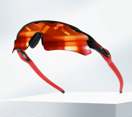 Windproof Polarized Sports Sunglasses – Mirrored Anti-Glare Cycling Shades