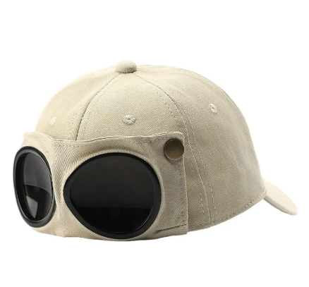 Ear-Style Aviator Baseball Cap – Streetwear Snapback Hat with Sun Protection