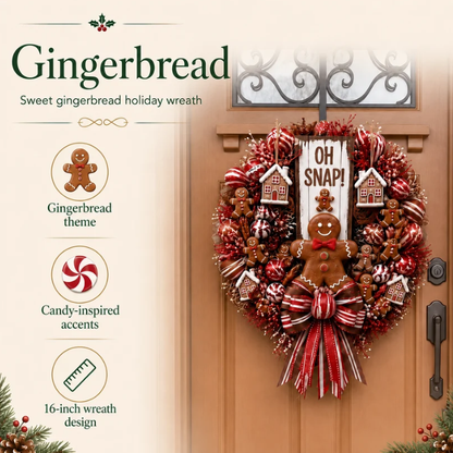 🔥49% Off Last Day-🎅 Merry Christmas Santa Wreath
