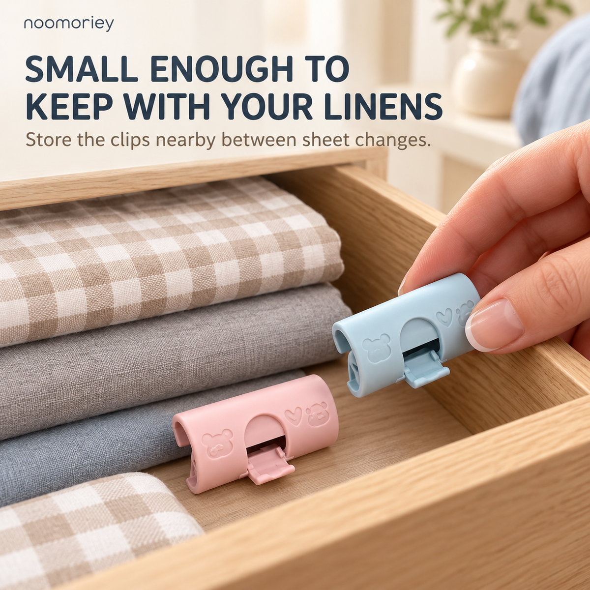 🛏️ 6 PCS Bed Sheet Holder Clips – Easy-Lock Fasteners for Neater, Stay-in-Place Bedding ✨