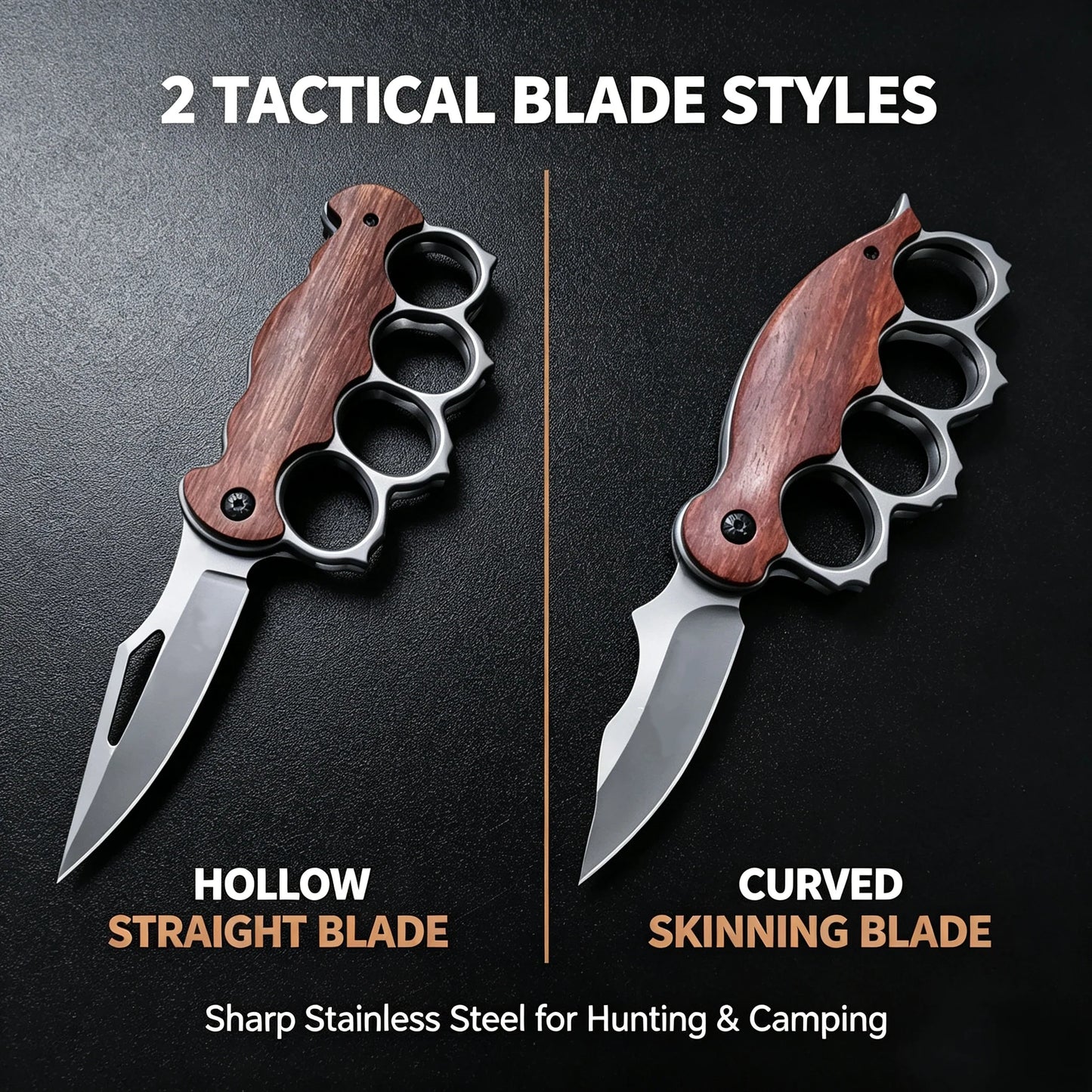 🔥Limited Time-50% OFF🔥Tiger Finger Fist Tactical Folding Knife🗡️