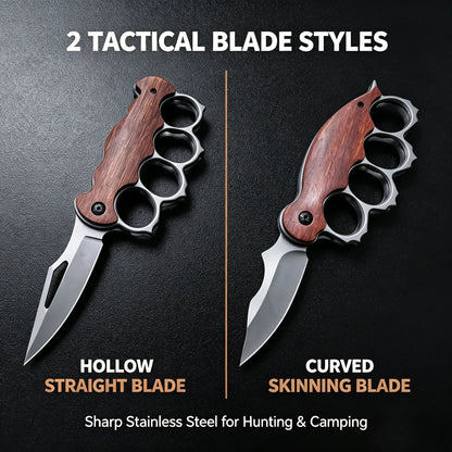🔥Limited Time-50% OFF🔥Tiger Finger Fist Tactical Folding Knife🗡️